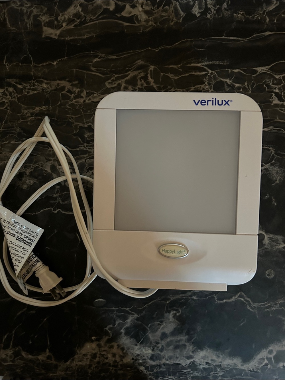 Verilux White HappyLight Energy Boost Reading Lamp